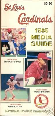 1986 St Louis Cardinals